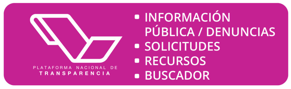 Plataforma Nacional de Transparencia. Información pública y denuncias, solicitudes, recursos y buscador